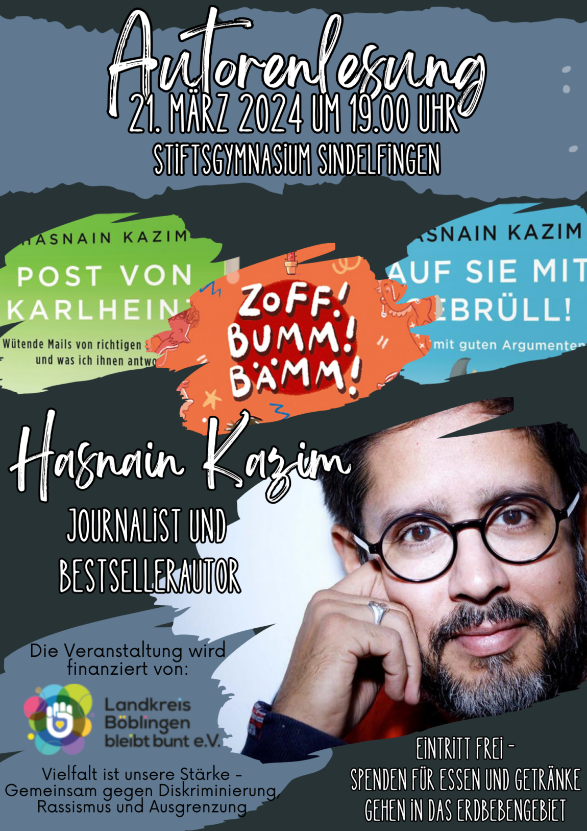 Veranstaltung mit Hasnain Kazim plakat